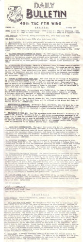 Spang AB Daily Bulletin